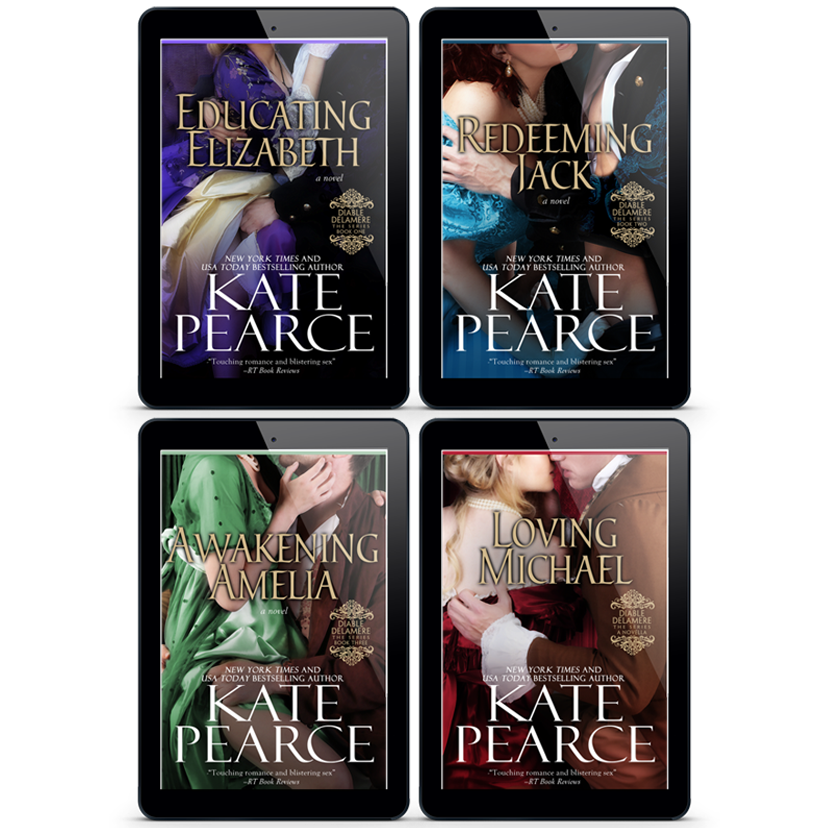 The Diable Delamere series by Kate Pearce