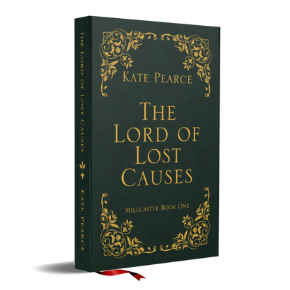 Book titled 'The Lord of Lost Causes' by Kate Pearce on a white background